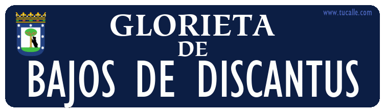 cartel_de_glorieta-de-BAJOS DE DISCANTUS_en_madrid_antiguo